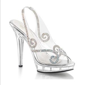 Shoe fairy clear competition heels